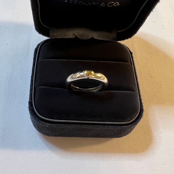 Tiffany&Co. Yellow and White Gold Two Tone  Size 4.5 - Picture 15 of 16